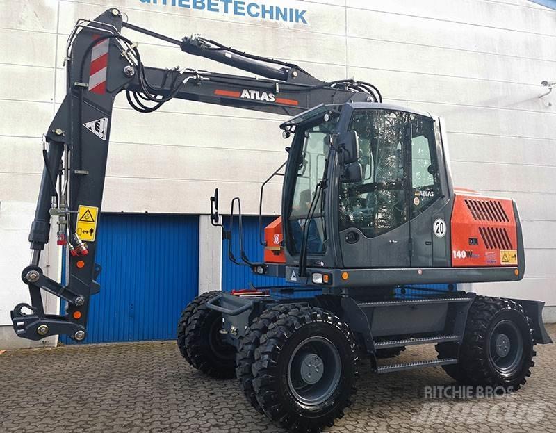 Atlas 140 W Lastik tekerli ekskavatörler