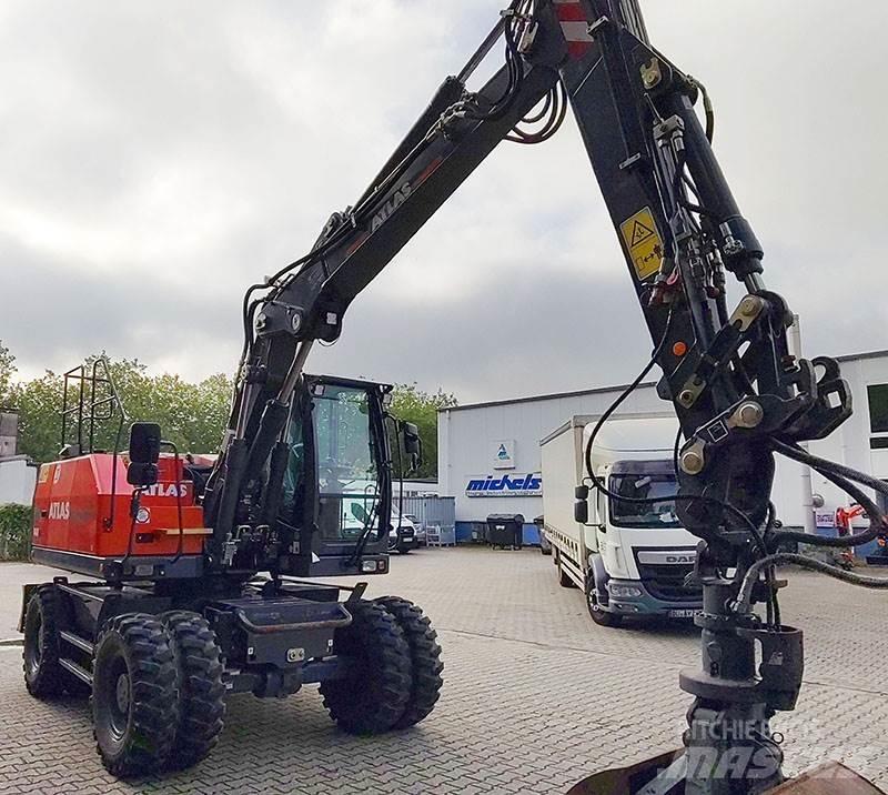 Atlas 140 W Lastik tekerli ekskavatörler