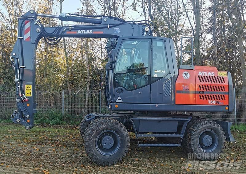 Atlas 150 W Lastik tekerli ekskavatörler