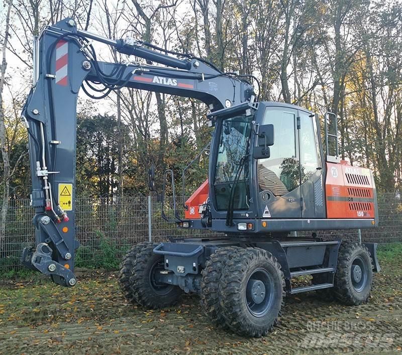 Atlas 150 W Lastik tekerli ekskavatörler