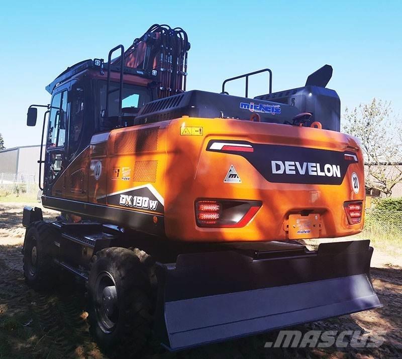 Develon DX 190 W-7 Lastik tekerli ekskavatörler