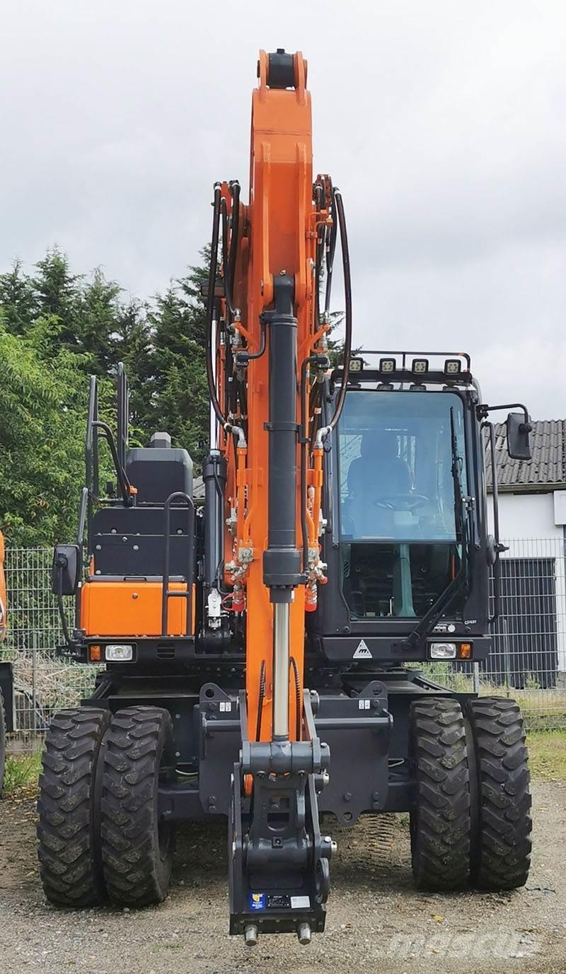 Doosan DX 160 W-7 Lastik tekerli ekskavatörler