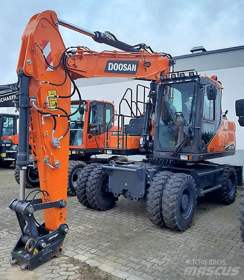 Doosan DX 170 W-7 Lastik tekerli ekskavatörler