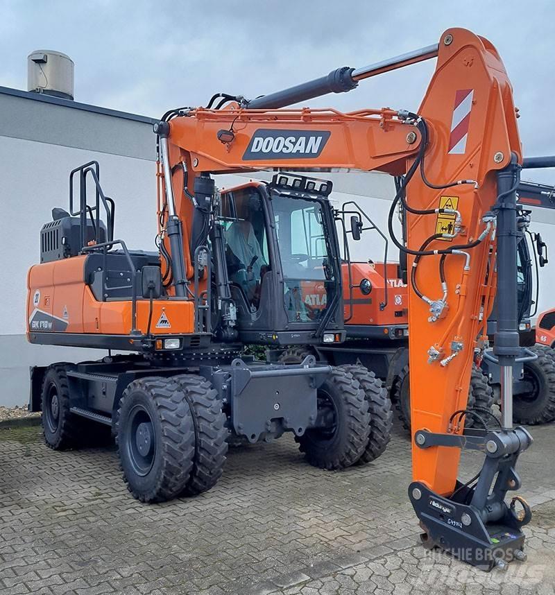 Doosan DX 170 W-7 Lastik tekerli ekskavatörler