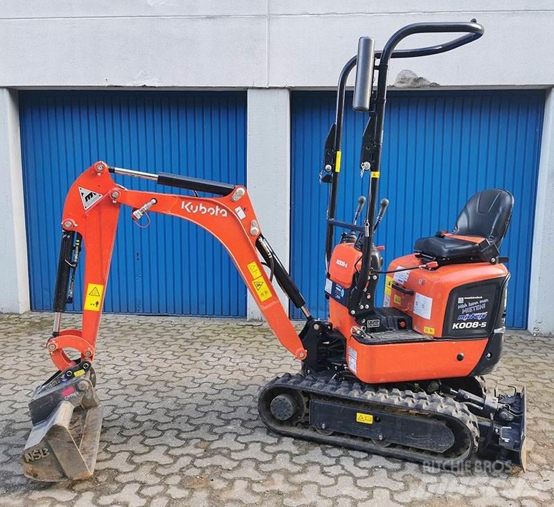 Kubota K 008-5 VHG Mini ekskavatörler, 7 tona dek