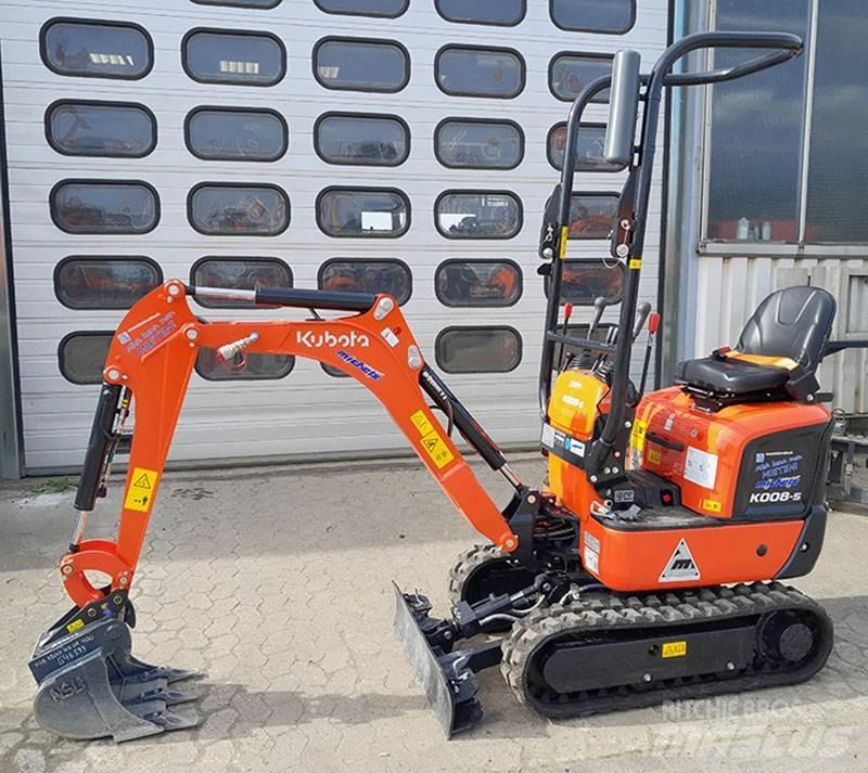 Kubota K 008-5 VHG Mini ekskavatörler, 7 tona dek