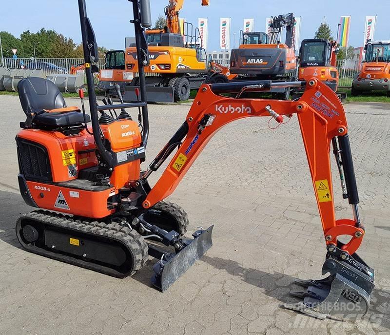 Kubota K 008-5 VHG Mini ekskavatörler, 7 tona dek