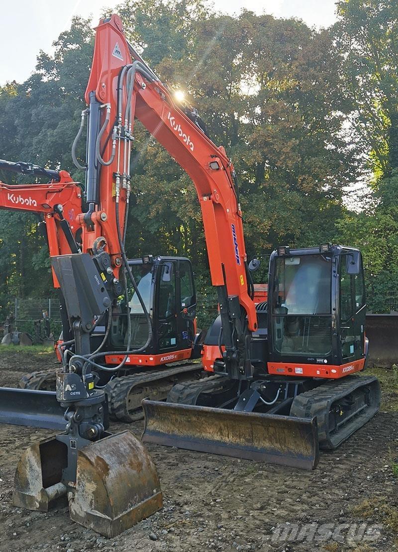 Kubota KX 085-5 GL Mini ekskavatörler, 7 tona dek