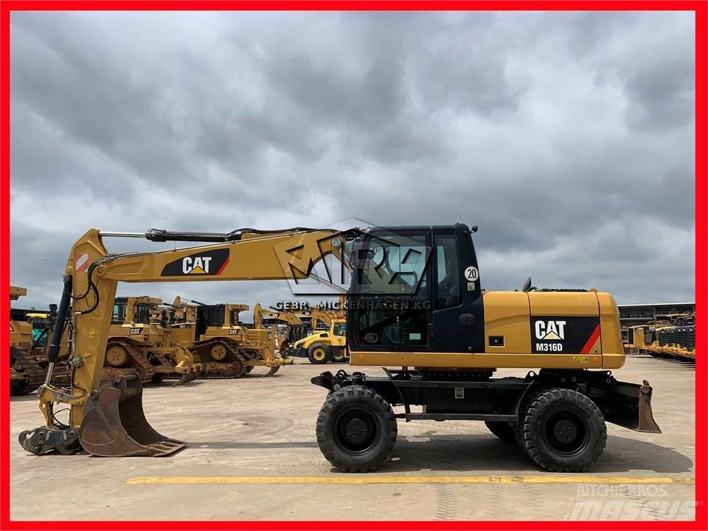 CAT M 316D Lastik tekerli ekskavatörler