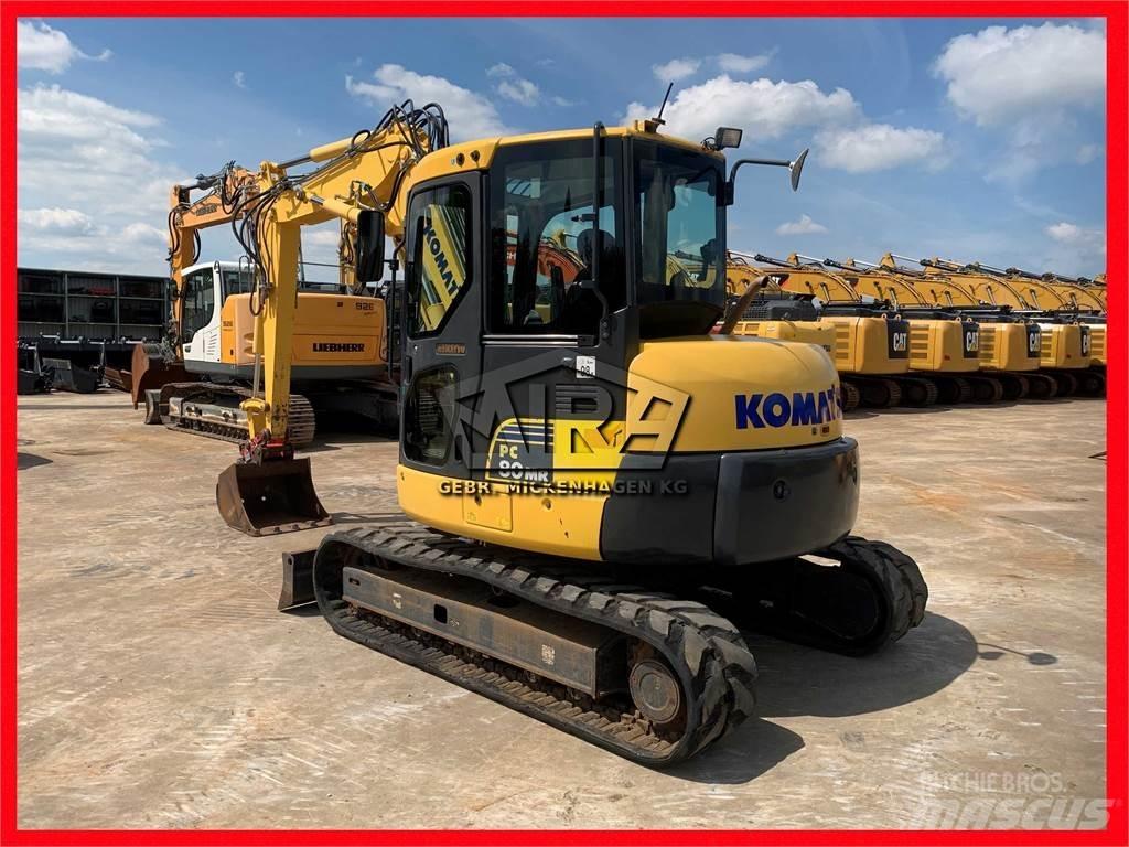 Komatsu PC80 MR-3 Mini ekskavatörler, 7 tona dek