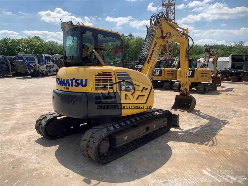 Komatsu PC80 MR-3 Mini ekskavatörler, 7 tona dek