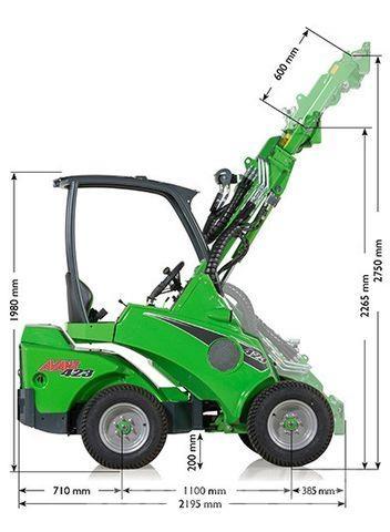 Avant Tecno 423 Tekerlekli yükleyiciler