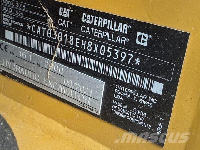CAT 301.8-05A Mini ekskavatörler, 7 tona dek