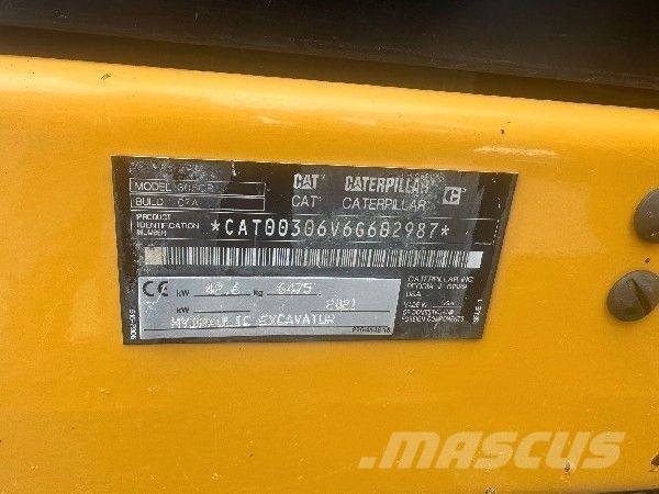 CAT 306CR Mini ekskavatörler, 7 tona dek