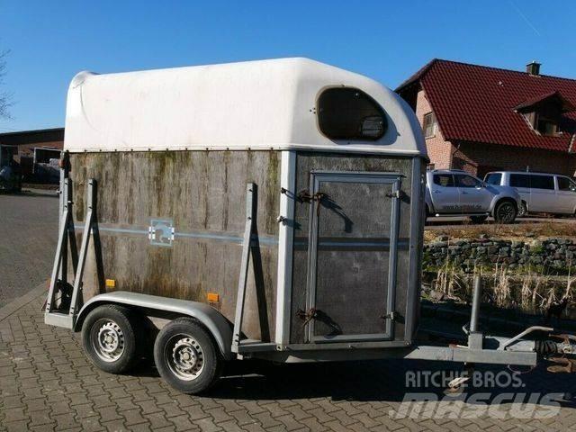  Holz Poly 2 Pferde Hayvan nakil römorklari