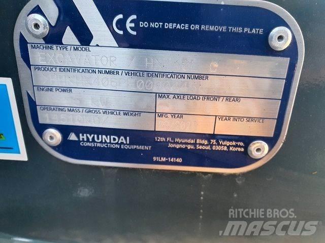 Hyundai HX140LC Paletli ekskavatörler