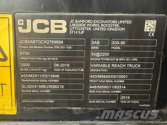 JCB 535-95 Teleskopik yükleyiciler