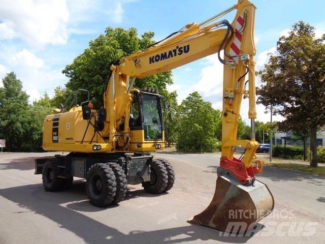 Komatsu PW 160-10 Lastik tekerli ekskavatörler