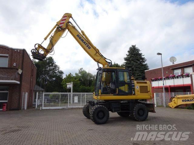 Komatsu PW180-11 Lastik tekerli ekskavatörler