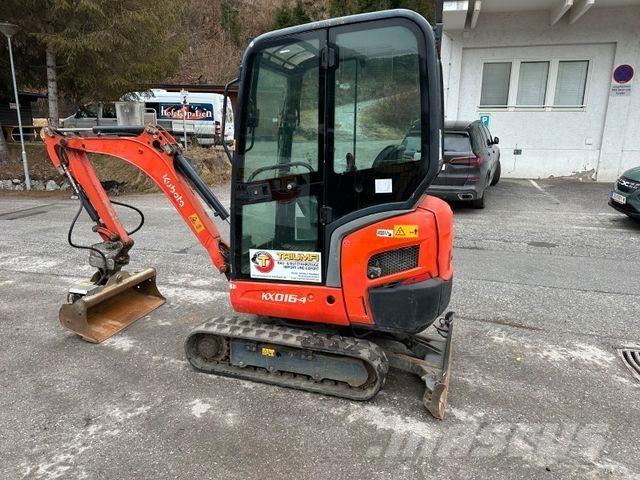 Kubota KX016-4 Mini ekskavatörler, 7 tona dek