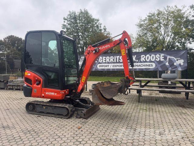 Kubota KX016-4 Mini ekskavatörler, 7 tona dek
