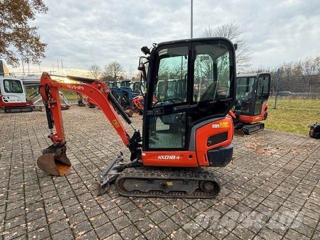 Kubota KX018-4 Mini ekskavatörler, 7 tona dek
