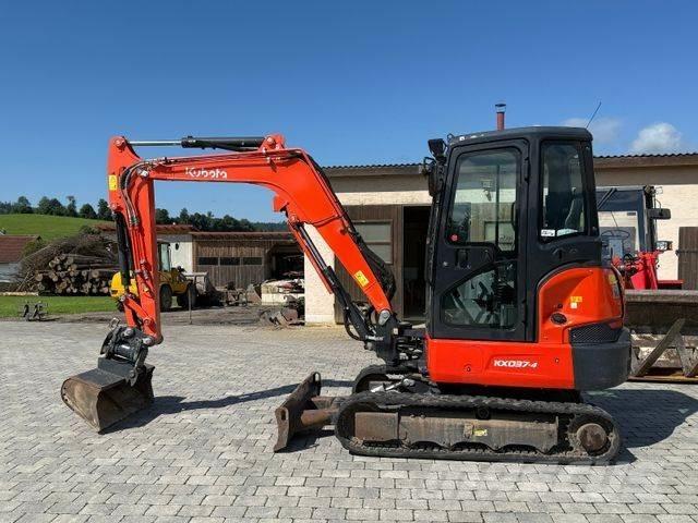 Kubota KX037-4 Mini ekskavatörler, 7 tona dek