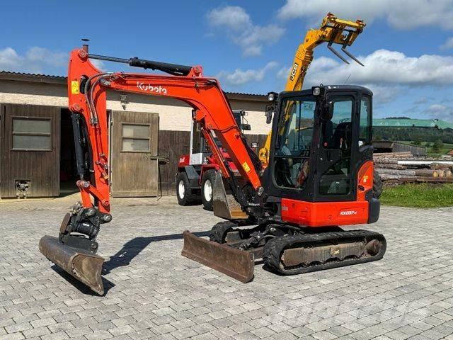 Kubota KX037-4 Mini ekskavatörler, 7 tona dek