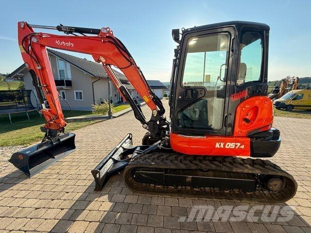 Kubota KX057-4 Mini ekskavatörler, 7 tona dek