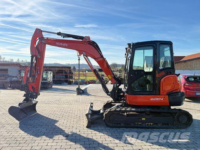 Kubota KX057-4 Mini ekskavatörler, 7 tona dek