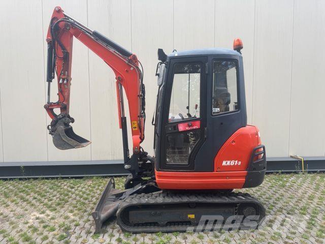 Kubota KX61-3 Mini ekskavatörler, 7 tona dek