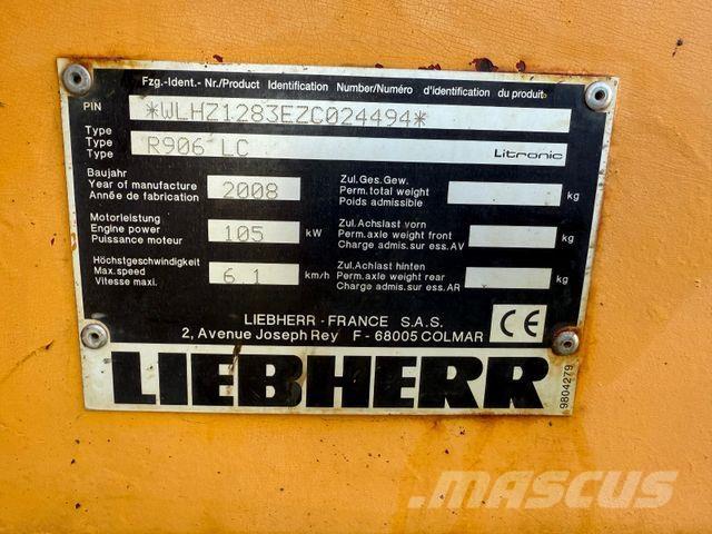 Liebherr R 906 LC Paletli ekskavatörler