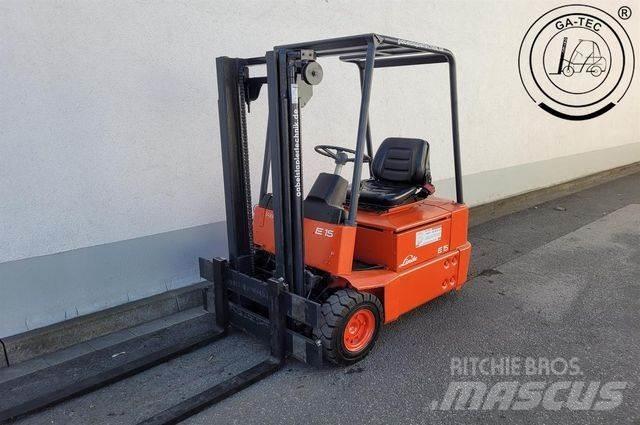 Linde E15 Elektrikli forkliftler
