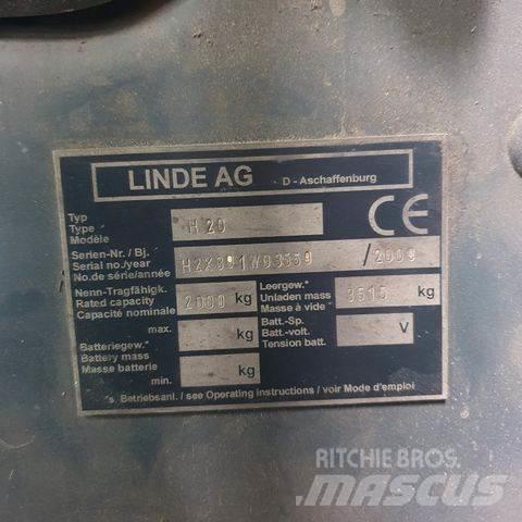Linde H20 Dizel forkliftler