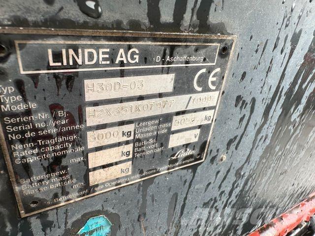 Linde H30D-30 Arazi tipi forklift
