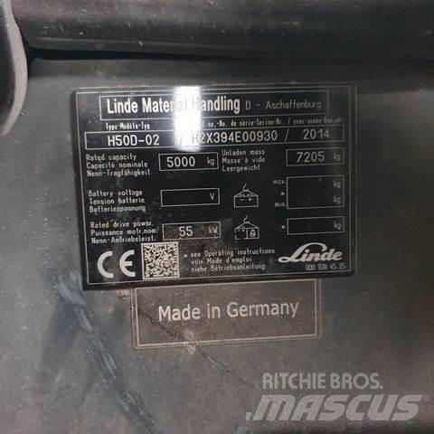 Linde H50D-02 Dizel forkliftler