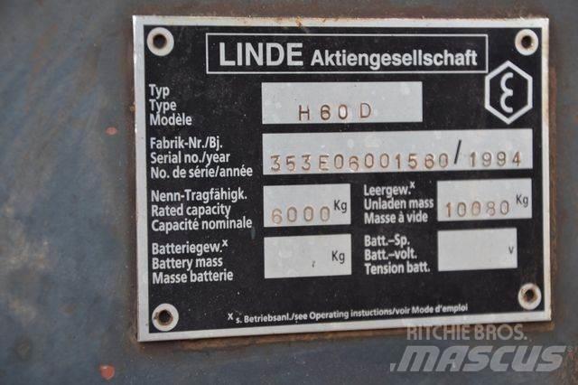 Linde H60D / Duplex Dizel forkliftler