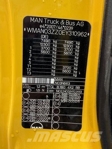 MAN TGL 8.180 BB Flatbed kamyonlar