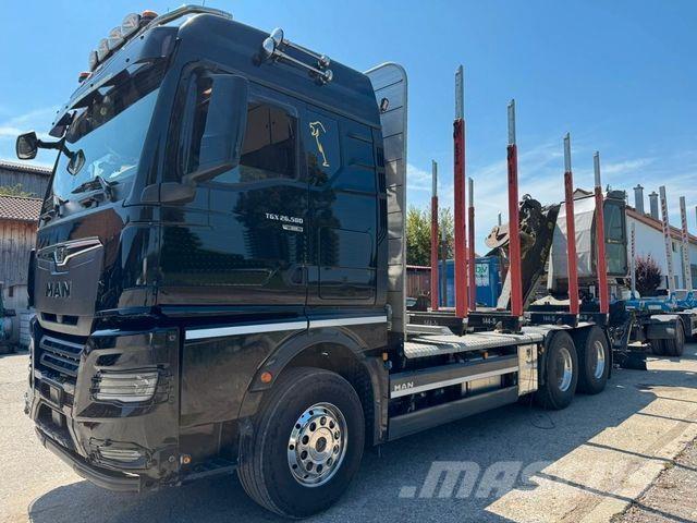 MAN TGX 26.580 Tomruk kamyonlari
