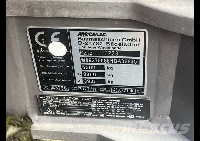 Mecalac AS 750 Tekerlekli yükleyiciler