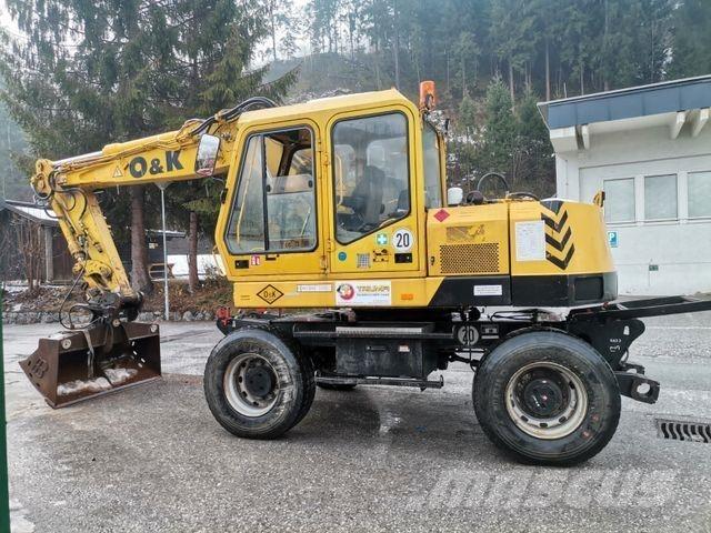 O&K MHS Lastik tekerli ekskavatörler