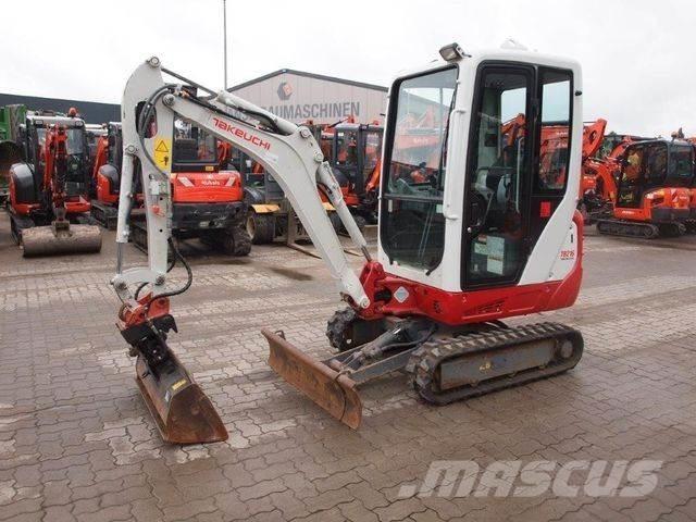 Takeuchi TB 216 Mini ekskavatörler, 7 tona dek