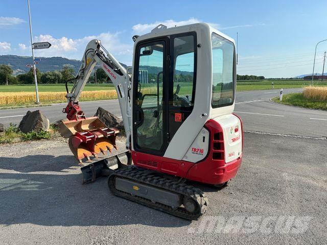Takeuchi TB216 Mini ekskavatörler, 7 tona dek