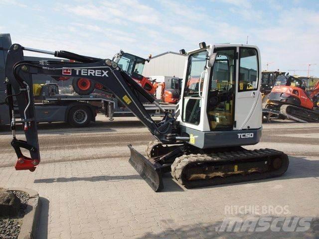 Terex TC50 Mini ekskavatörler, 7 tona dek