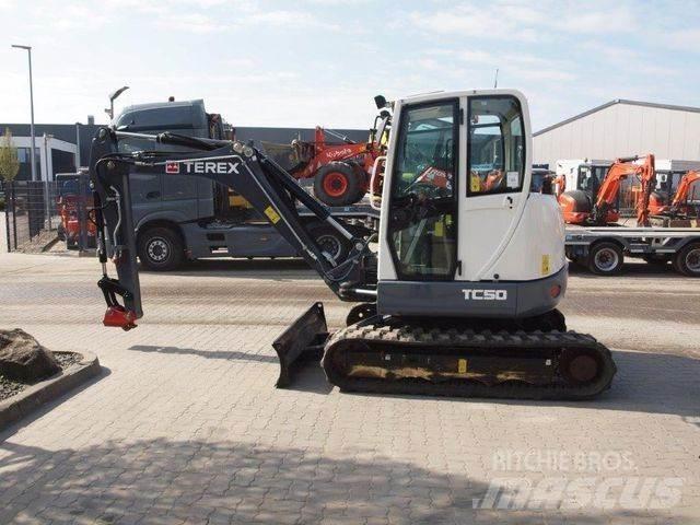 Terex TC50 Mini ekskavatörler, 7 tona dek