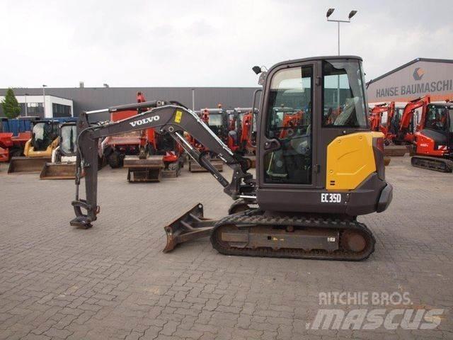 Volvo EC35D Mini ekskavatörler, 7 tona dek