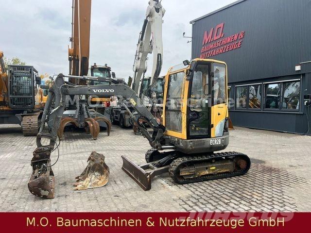 Volvo ECR 28 / 2,8 t Mini ekskavatörler, 7 tona dek