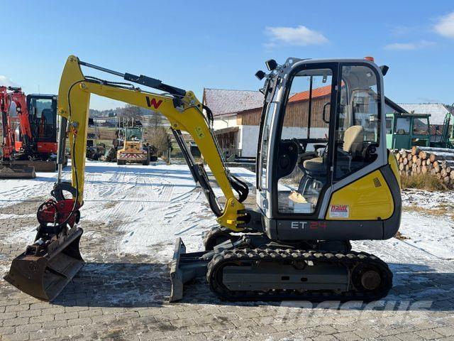 Wacker ET24 Mini ekskavatörler, 7 tona dek