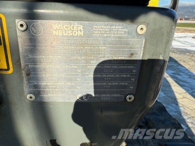 Wacker ET24 Mini ekskavatörler, 7 tona dek