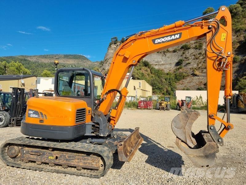 Doosan DX85 Mini ekskavatörler, 7 tona dek